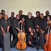 With members of the Soweto String Ensemble